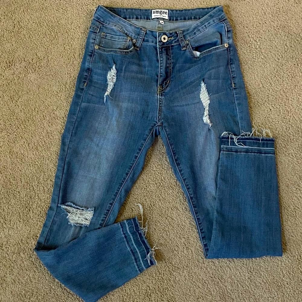 Umgee distressed Crop Jeans